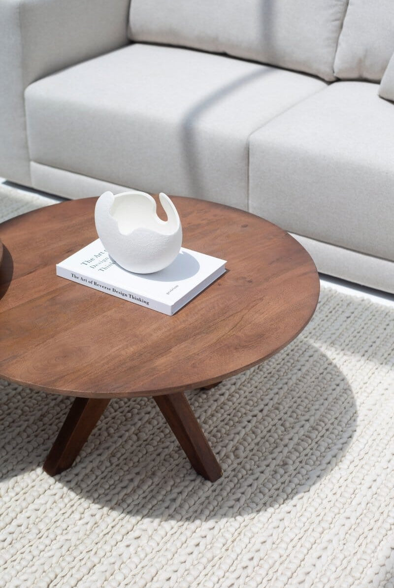 Becca Wooden Coffee Table (2 Sizes)