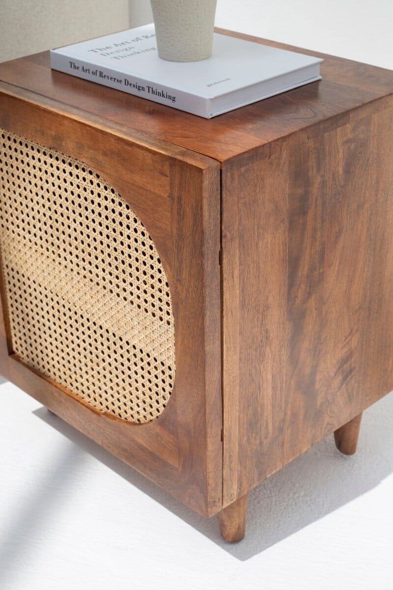 Dawn Wooden Bedside Table