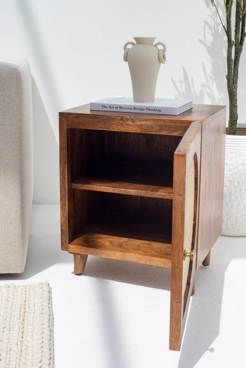 Dawn Wooden Bedside Table