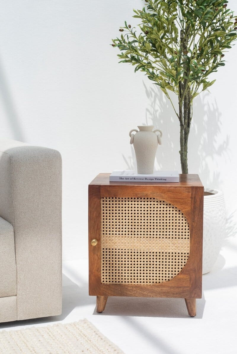 Dawn Wooden Bedside Table