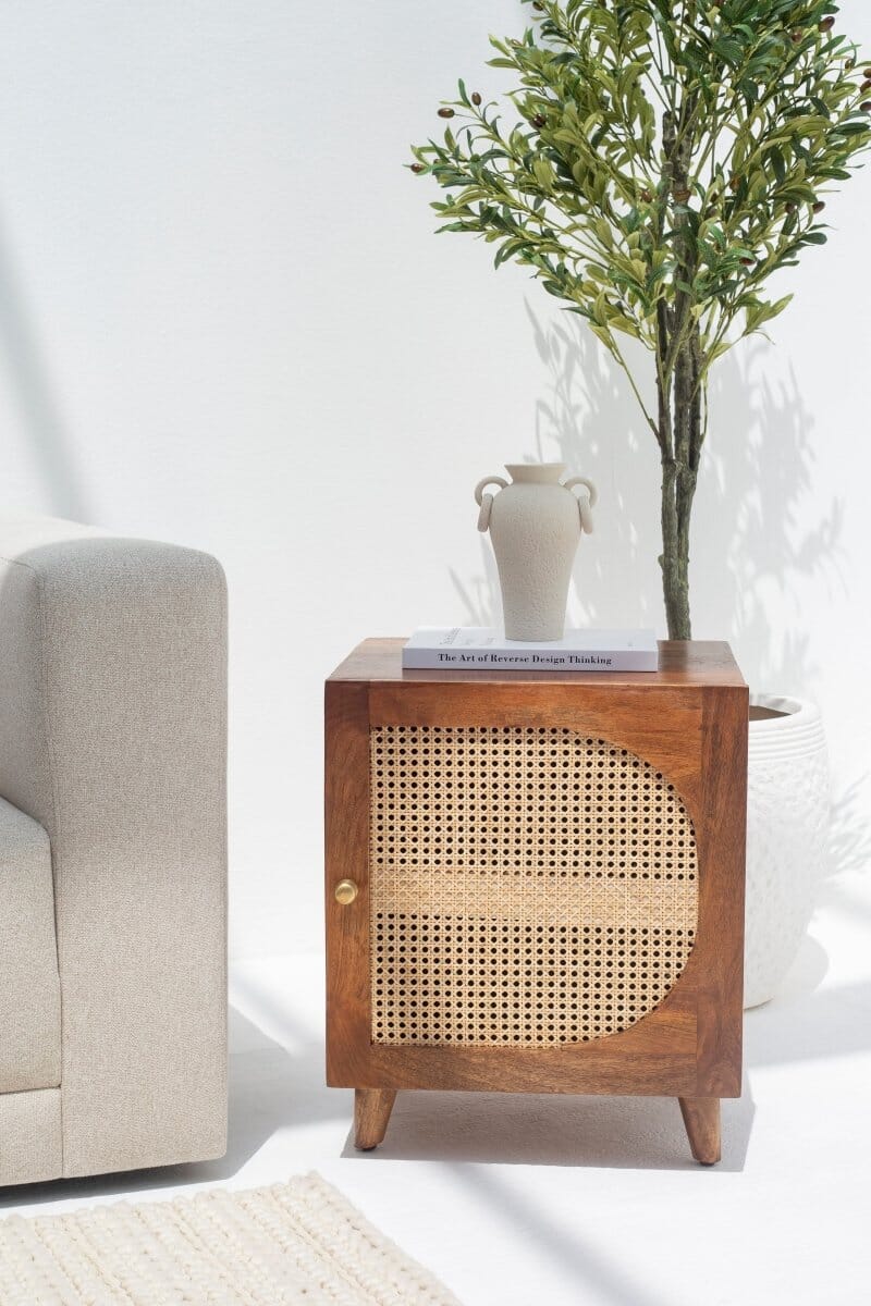 Dawn Wooden Bedside Table