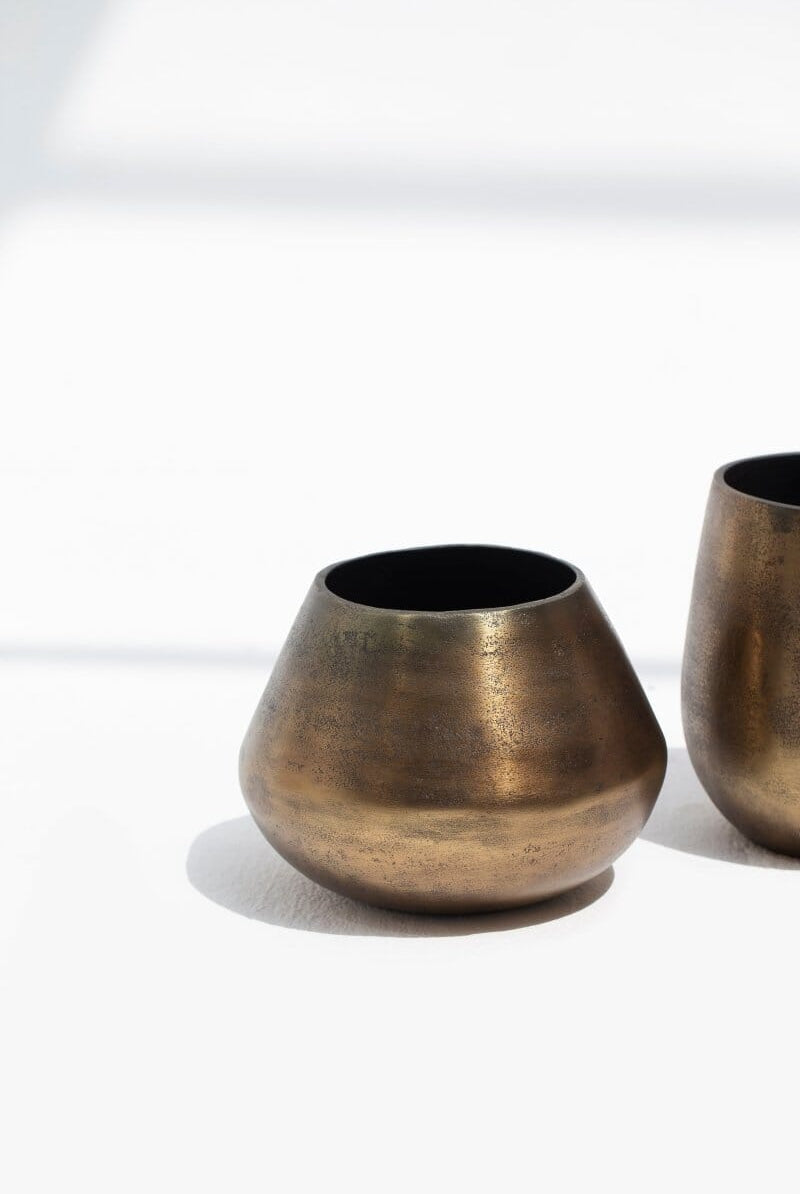 Vintage Brass Vase Small