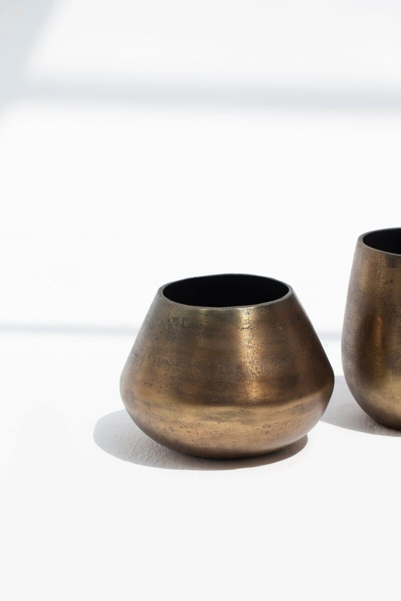 Vintage Brass Vase Small