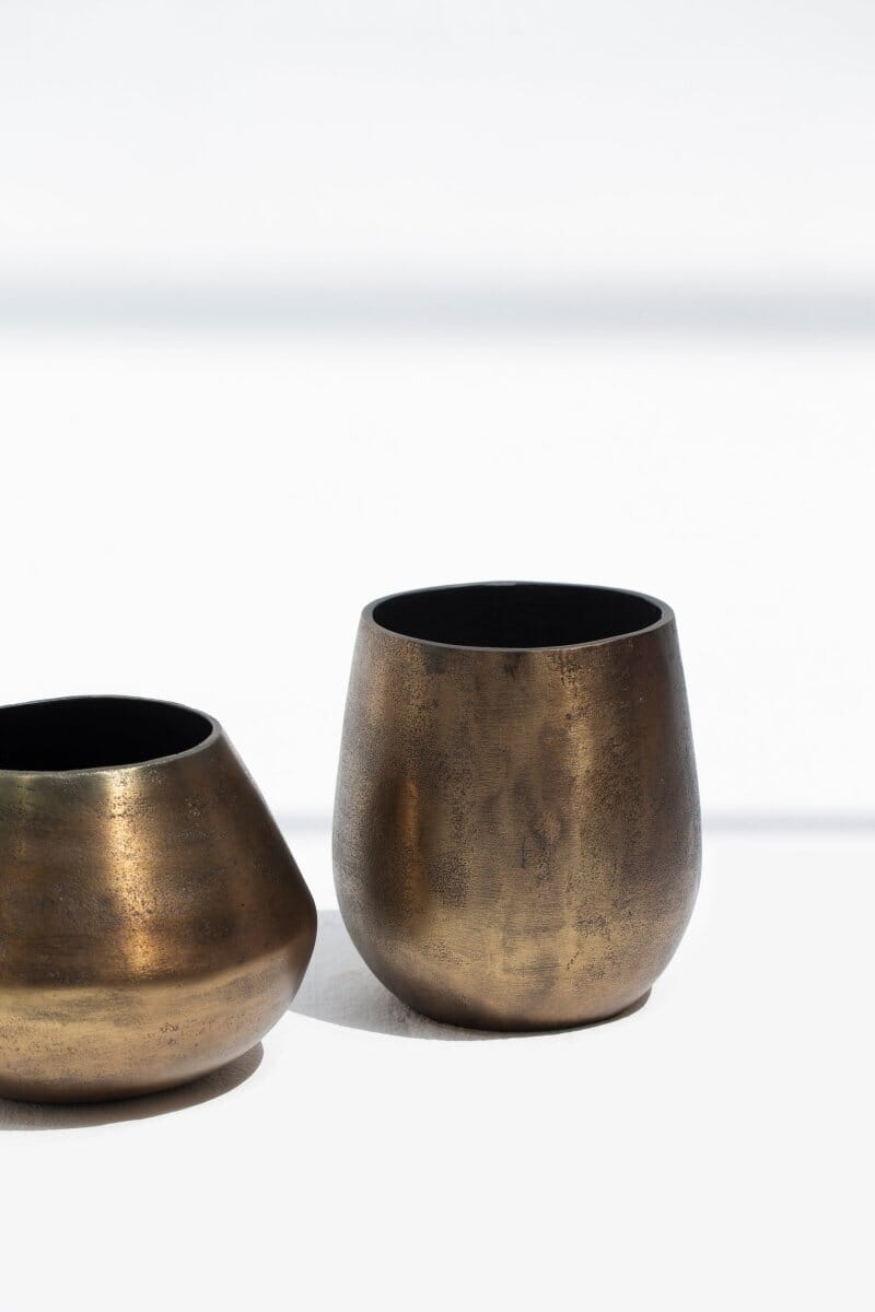 Vintage Brass Vase Medium