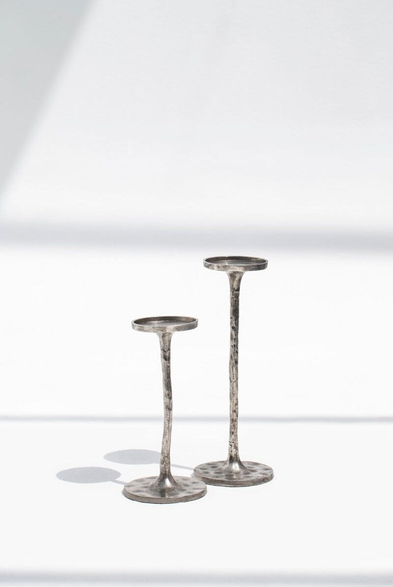 Starlight Nickel Candleholder