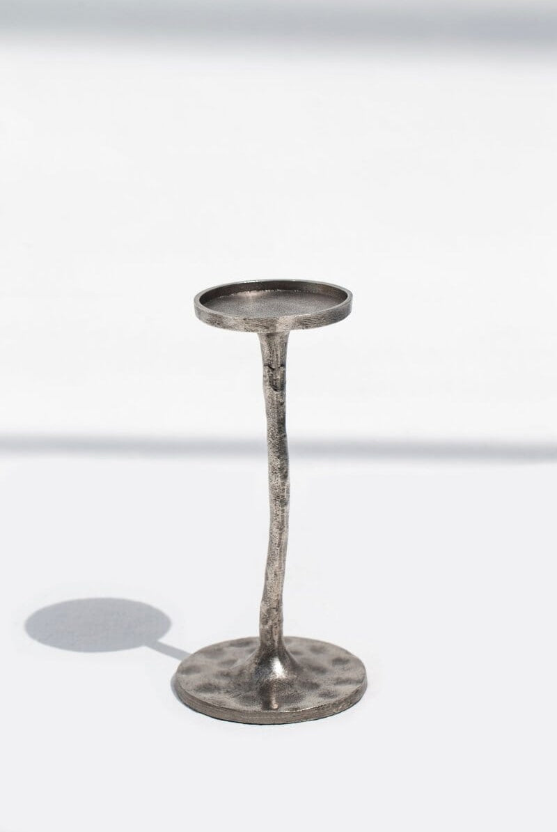 Starlight Nickel Candleholder