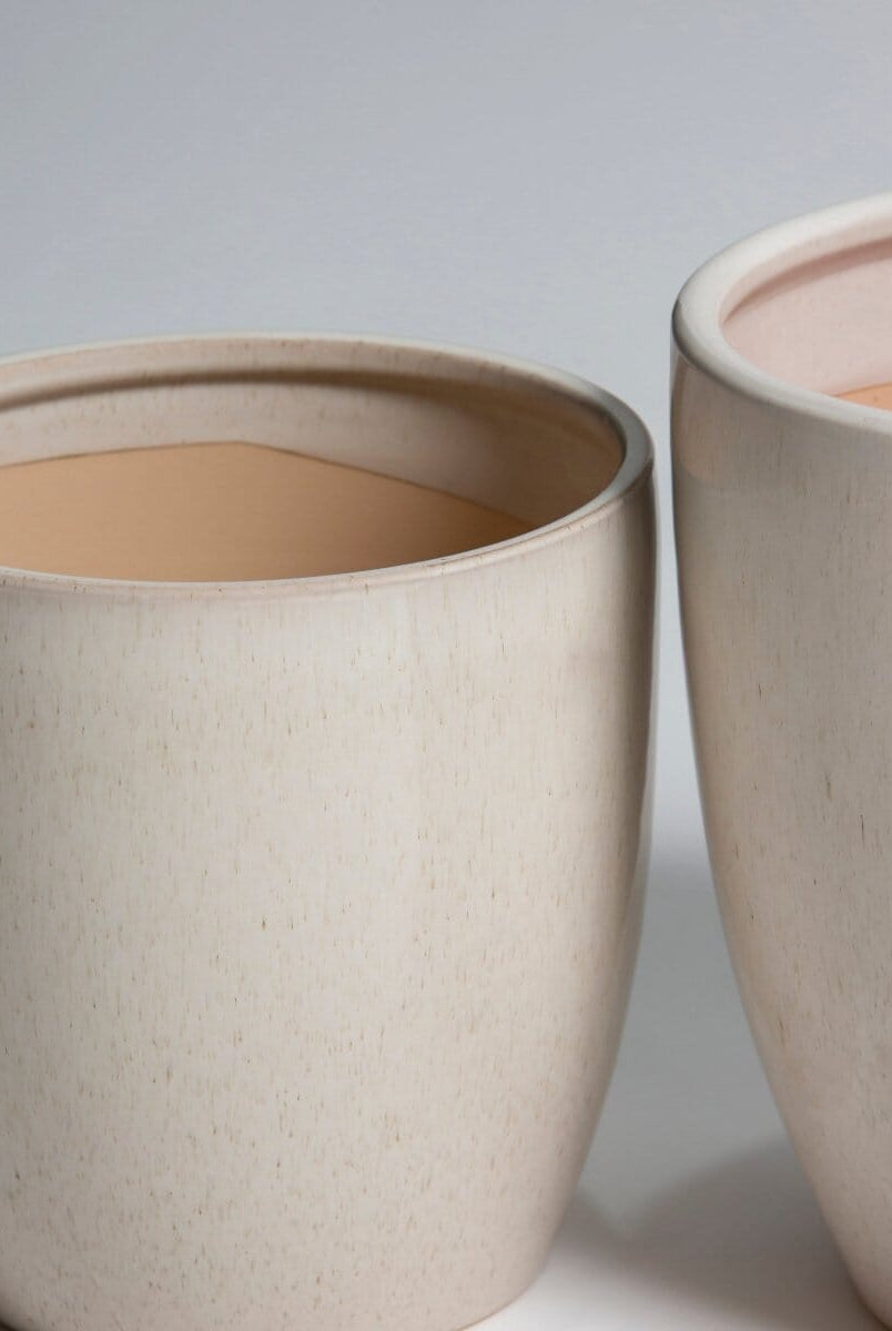 Bliss Beige Ceramic Pot (3 Sizes)