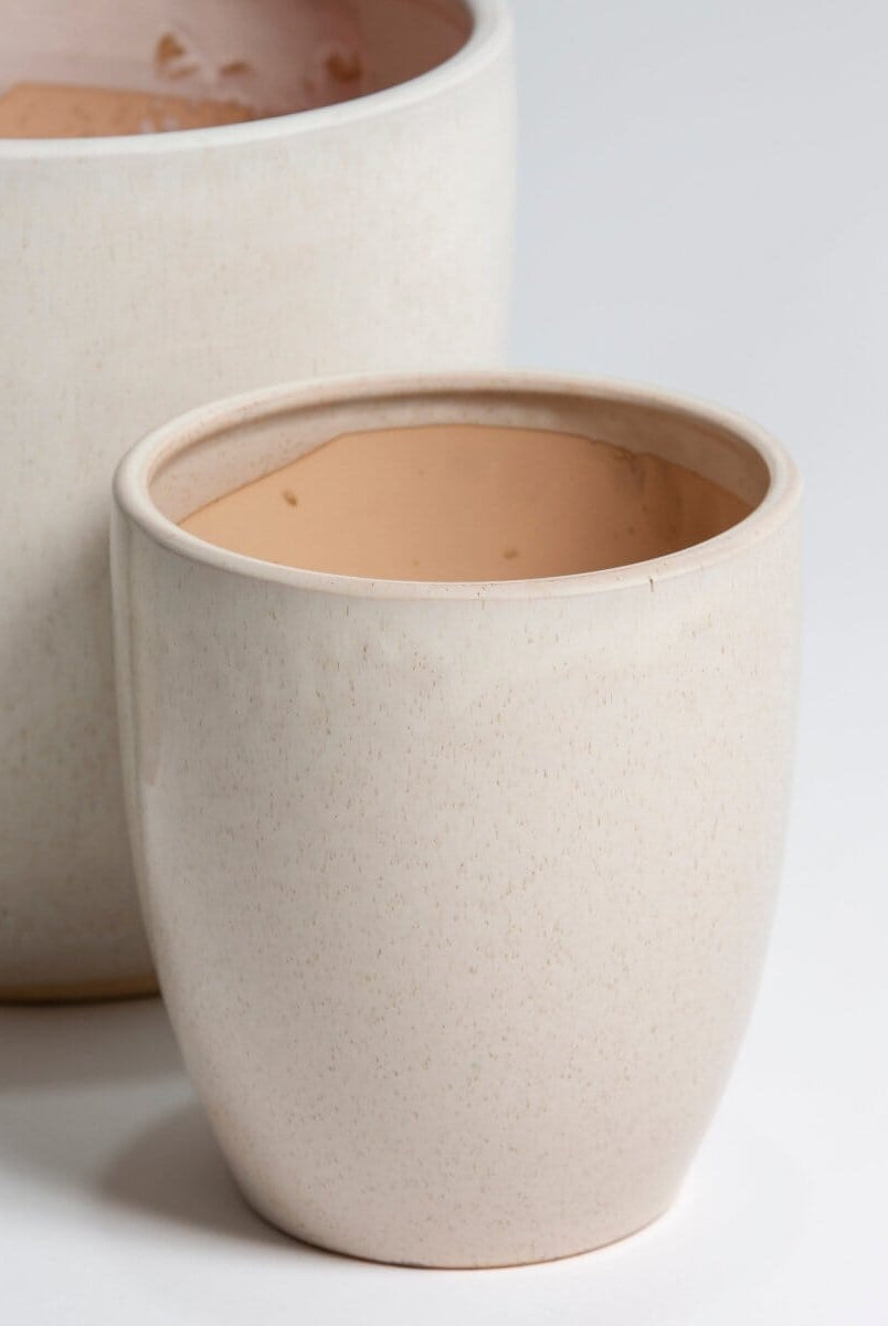 Bliss Beige Ceramic Pot (3 Sizes)