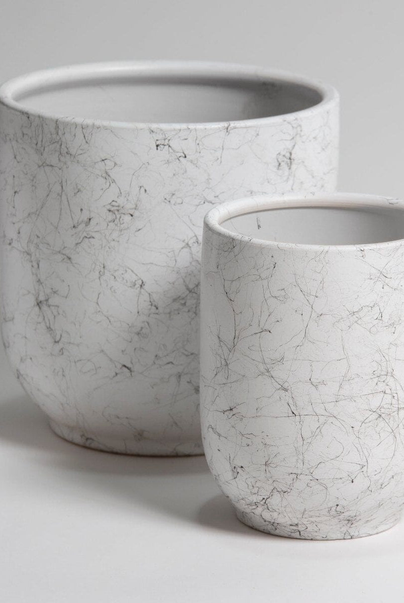 Marble Mist Ceramic Pot (3 Sizes)