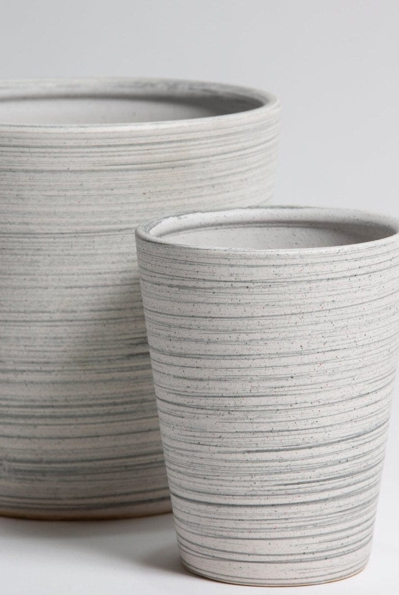 Strata Line Ceramic Pot I (3 Sizes)