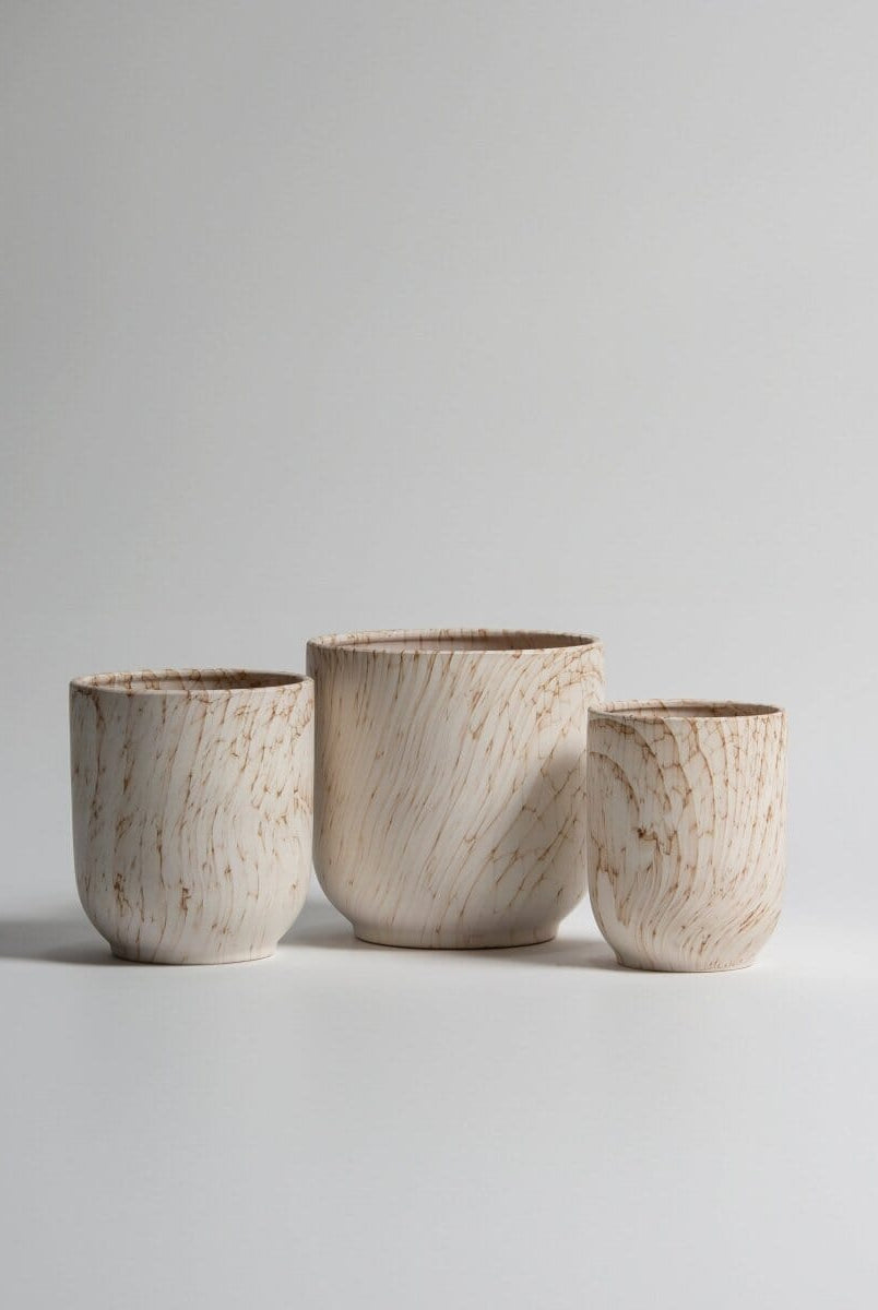 Desert Crackle Ceramic Pot