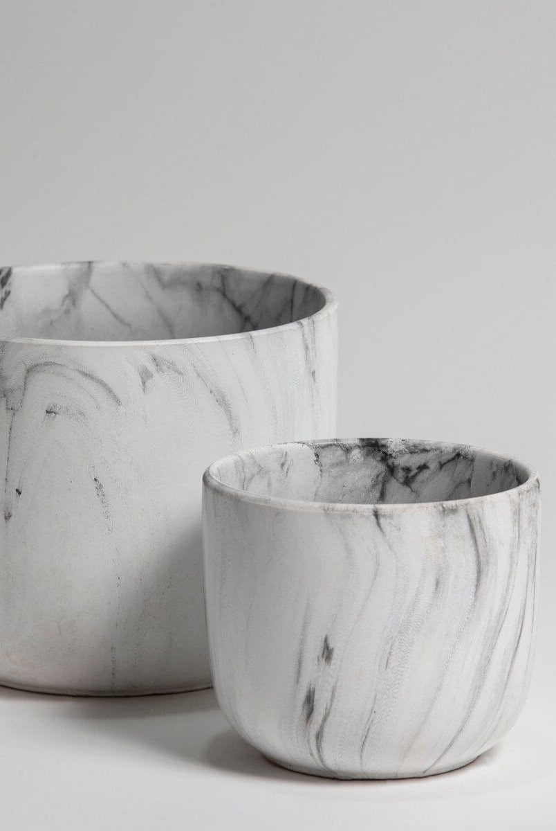 Moonlit Marble Ceramic Pot (3 Sizes)