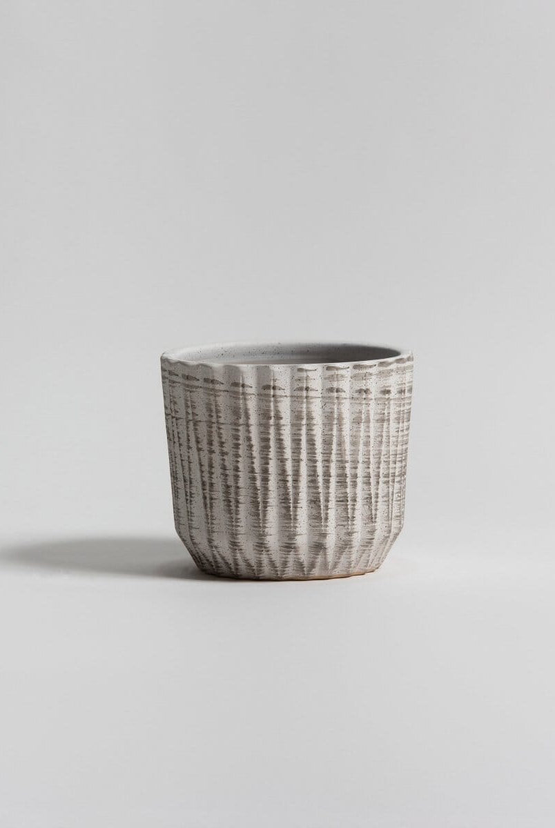 Frosted Birch Ceramic Pot (3 Sizes)