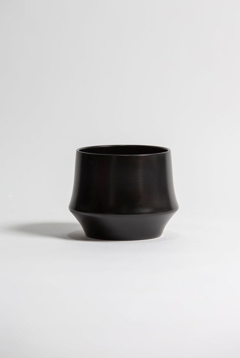 Obsidian Twist Ceramic Pot (3 Sizes)