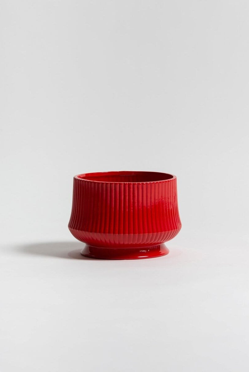 Ruby Ripple Ceramic Pot (3 Sizes)