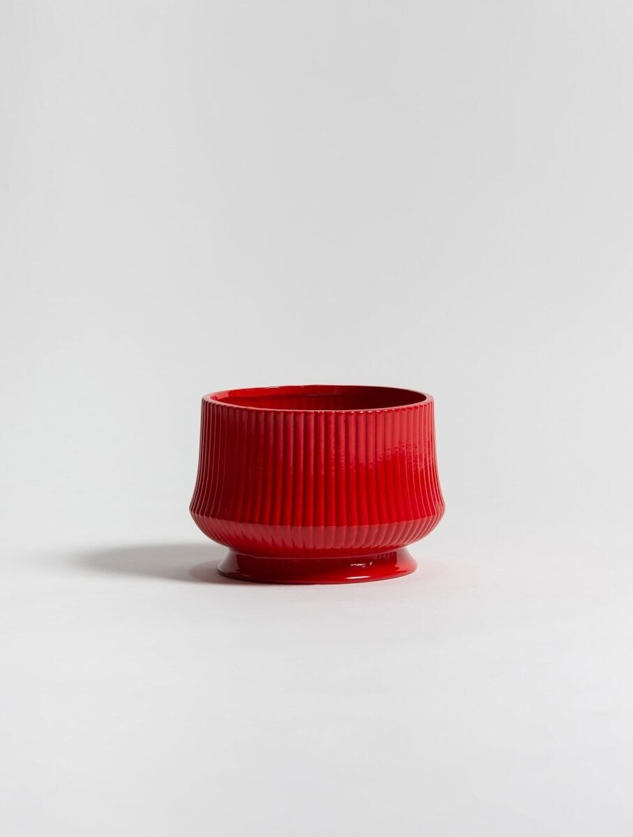Ruby Ripple Ceramic Pot (3 Sizes)