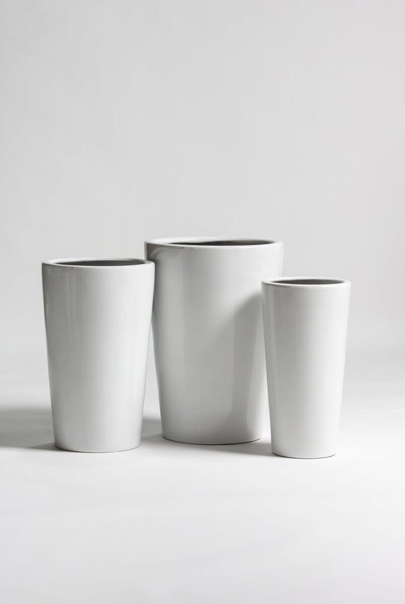 Pure White Ceramic Pot II