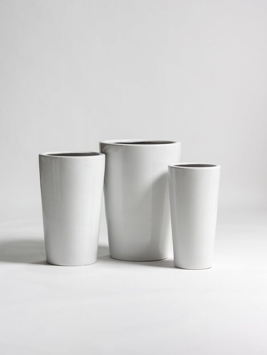 Pure White Ceramic Pot II