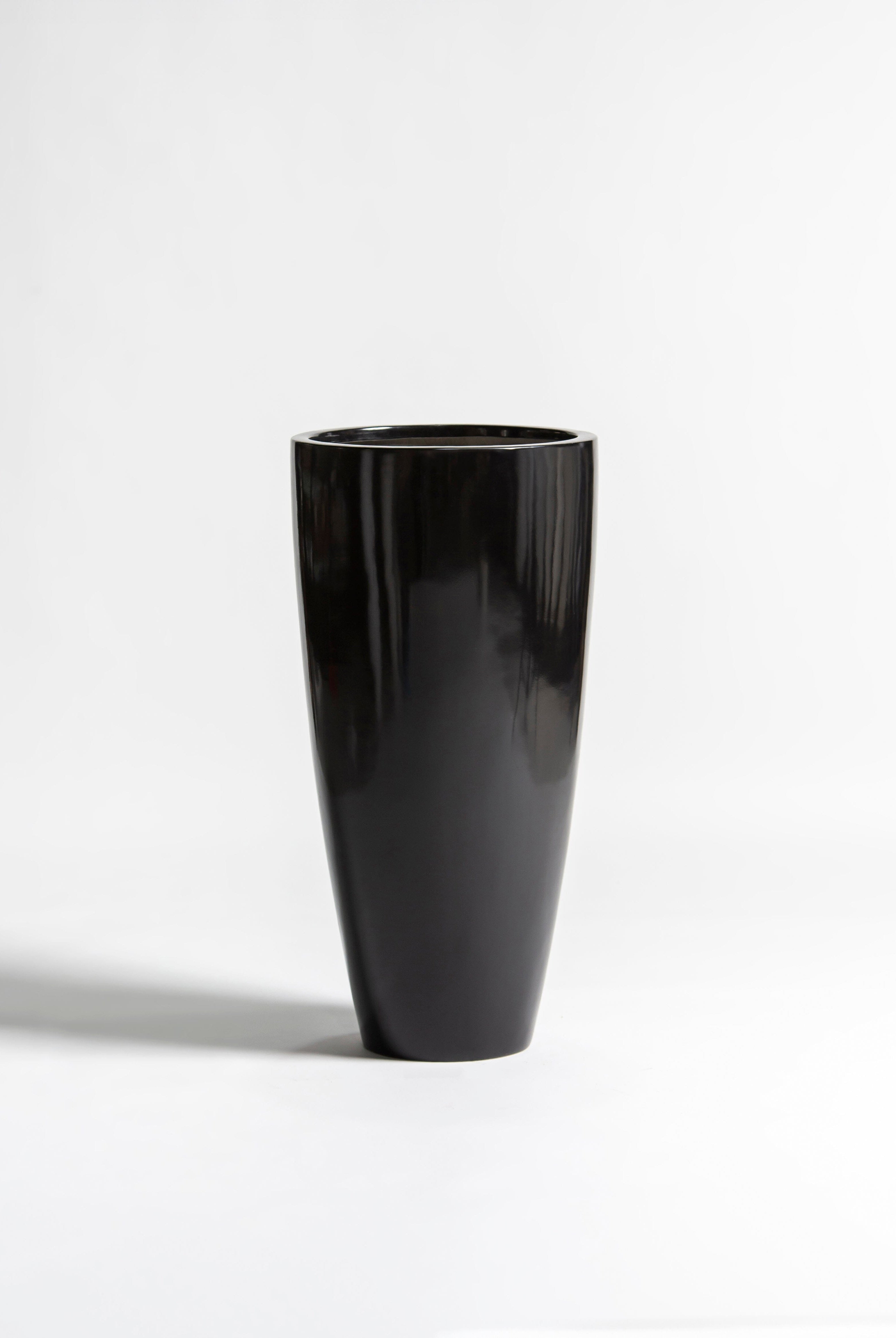 Obsidian Fiber Glass Pot (3 Sizes)