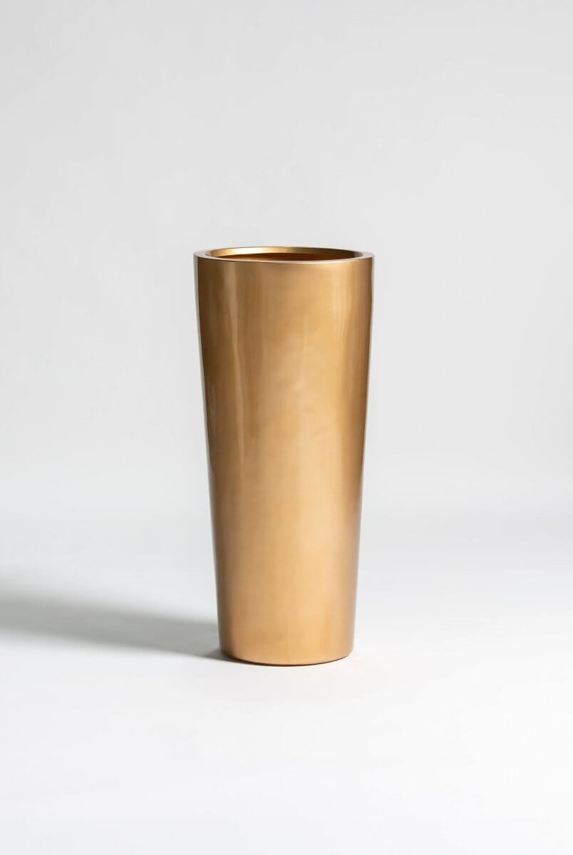 Majestic Gold Fiber Glass Pot (3 Sizes)