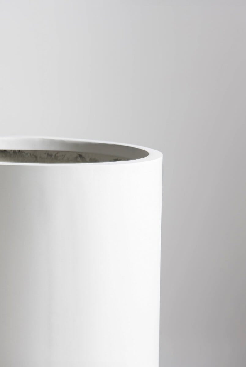 Snowfall Fiber Glass Pot