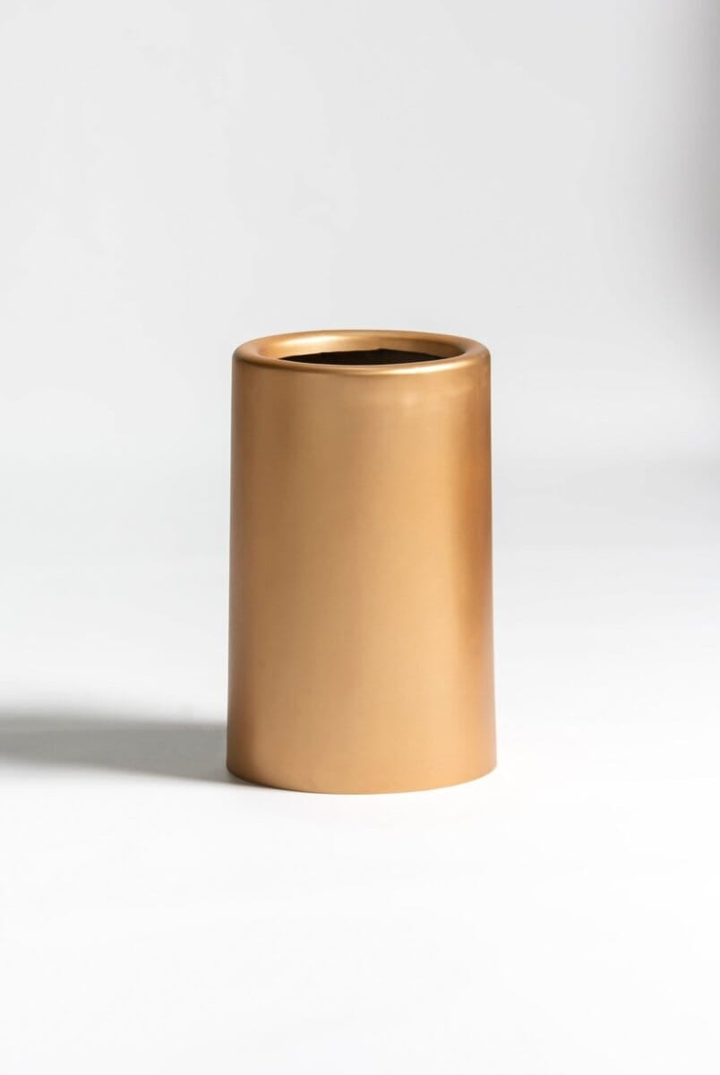 Urban Cylinder Fiber Glass Pot (6 Colors)