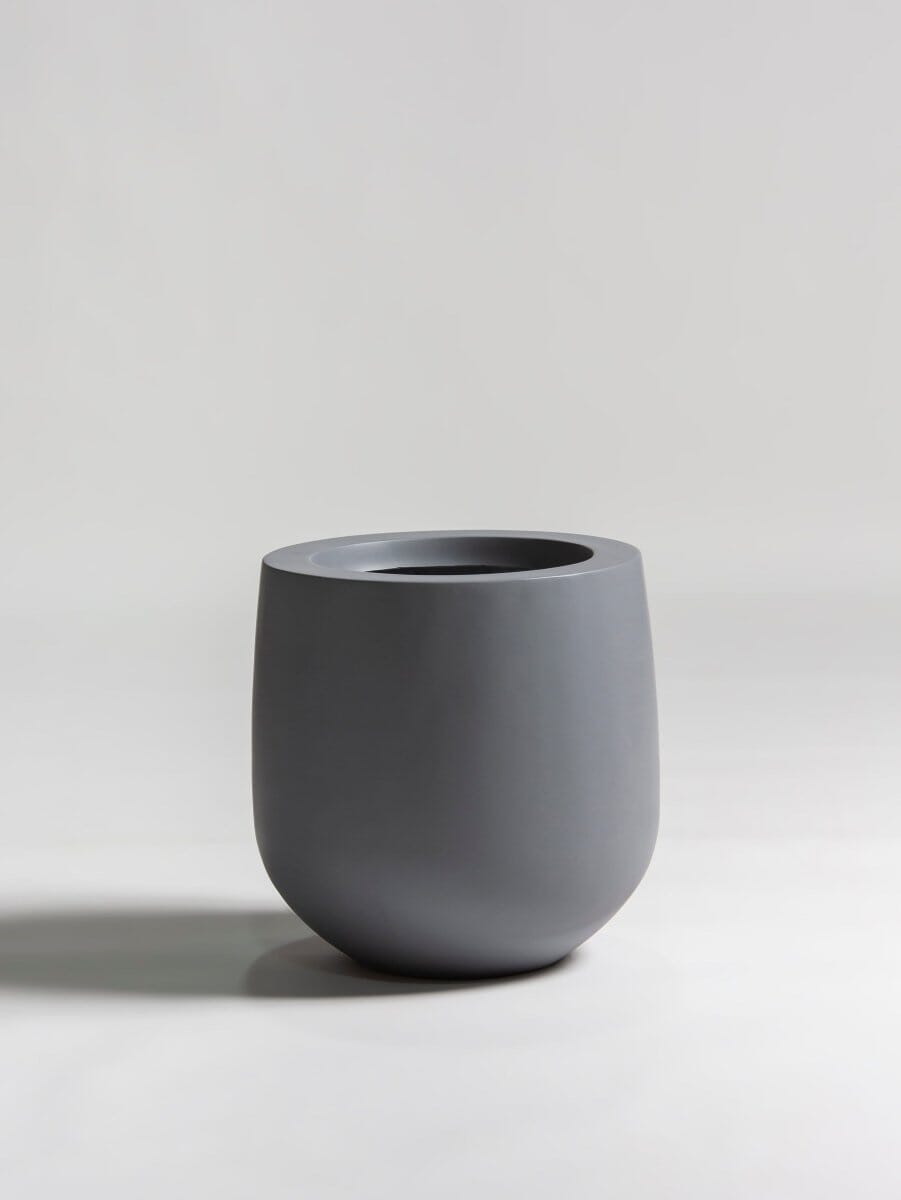 Urban Orb Fiber Glass Pot (4 Colors)Gray