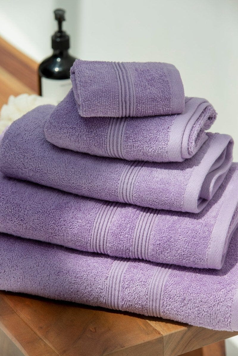 Purple High Quality Hotel Towels