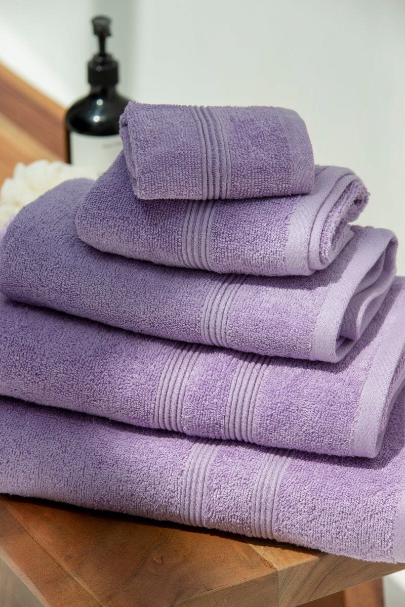 Purple High Quality Hotel Towels