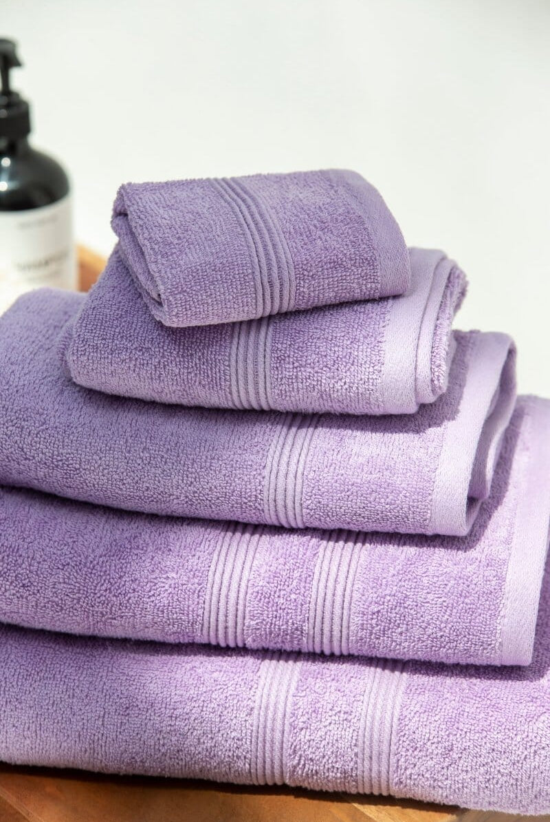 Purple High Quality Hotel Towels