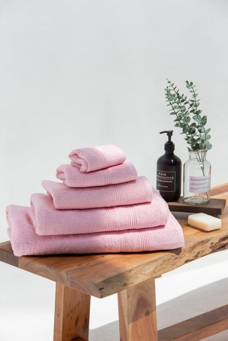 Light Pink High Quality Hotel Towels