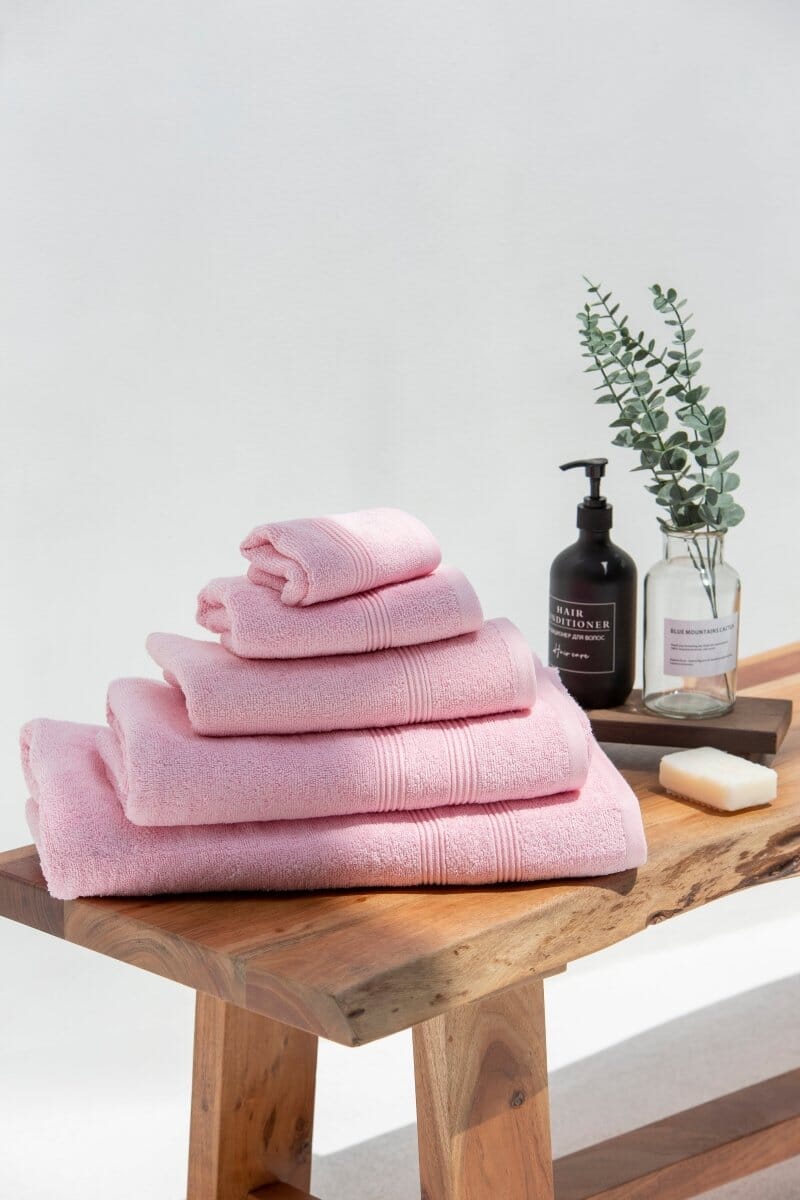 Light Pink High Quality Hotel Towels