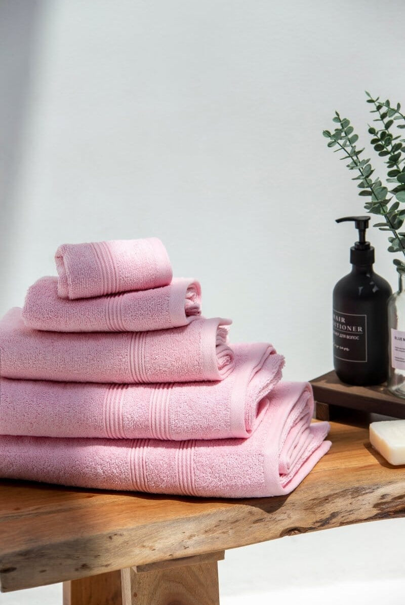 Light Pink High Quality Hotel Towels
