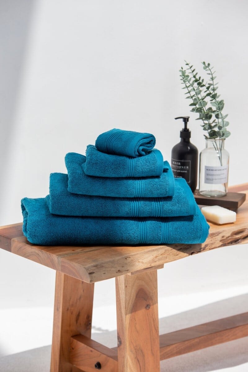 Teal Blue High Quality Hotel Towels