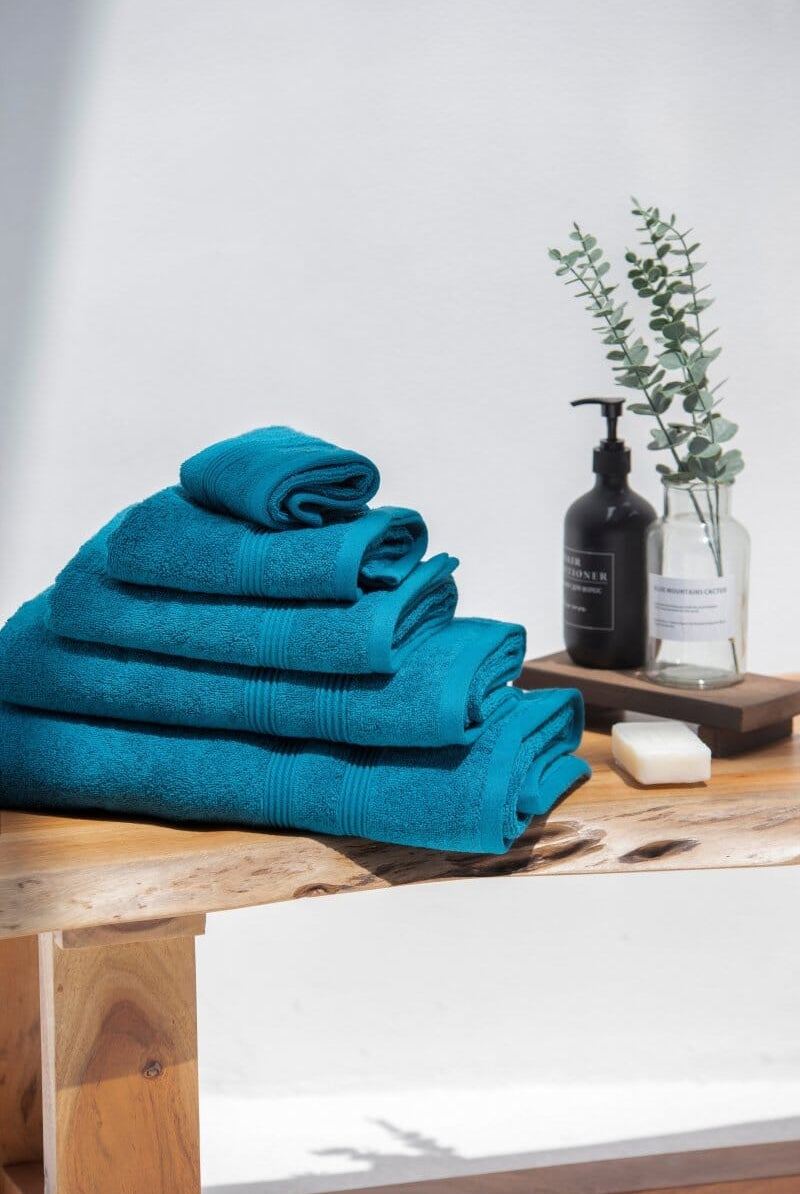 Teal Blue High Quality Hotel Towels