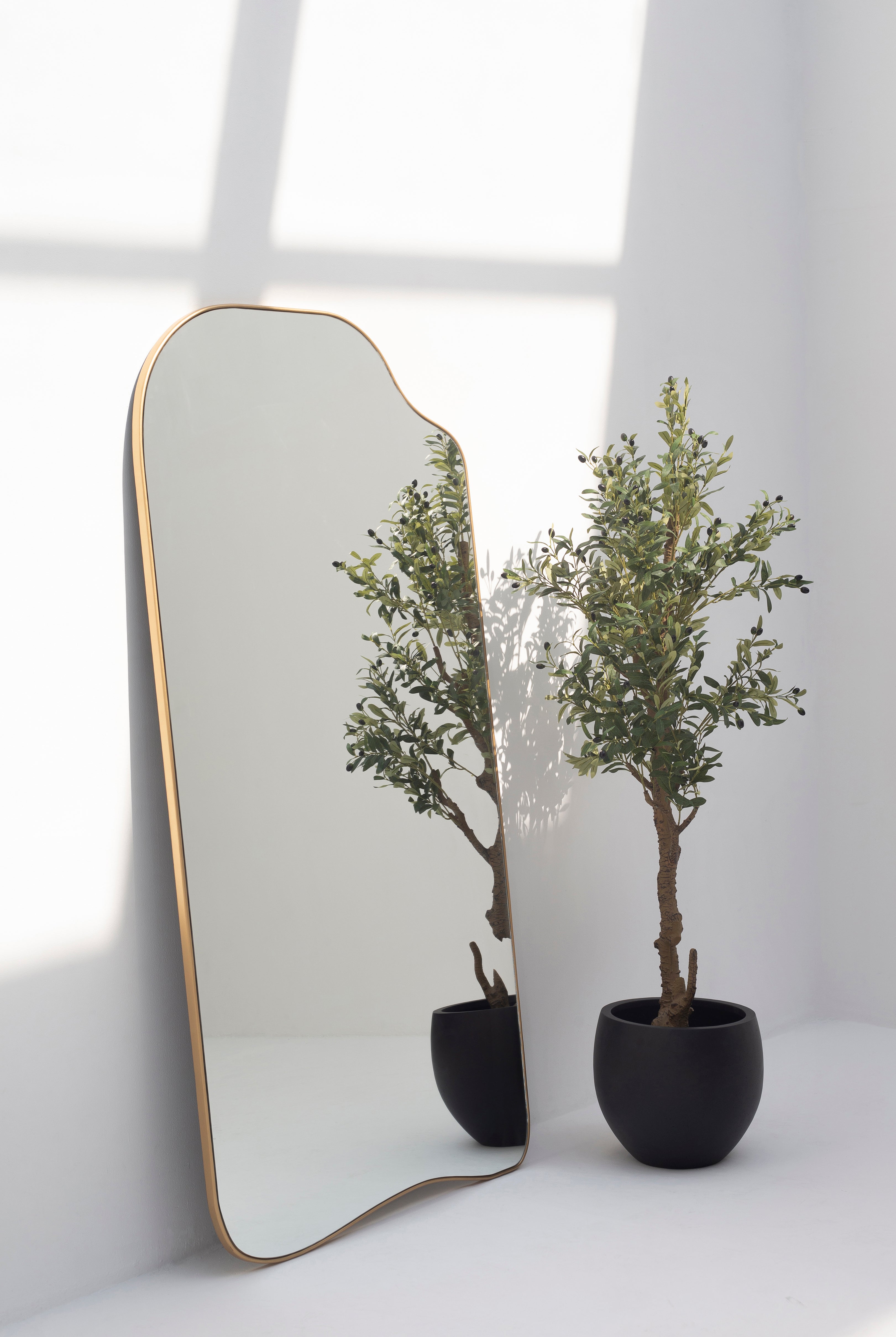 Arcadia Gold Irregular Frame Mirror