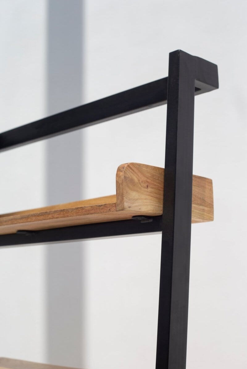 Moira Standing Mango Wood Bar Cabinet