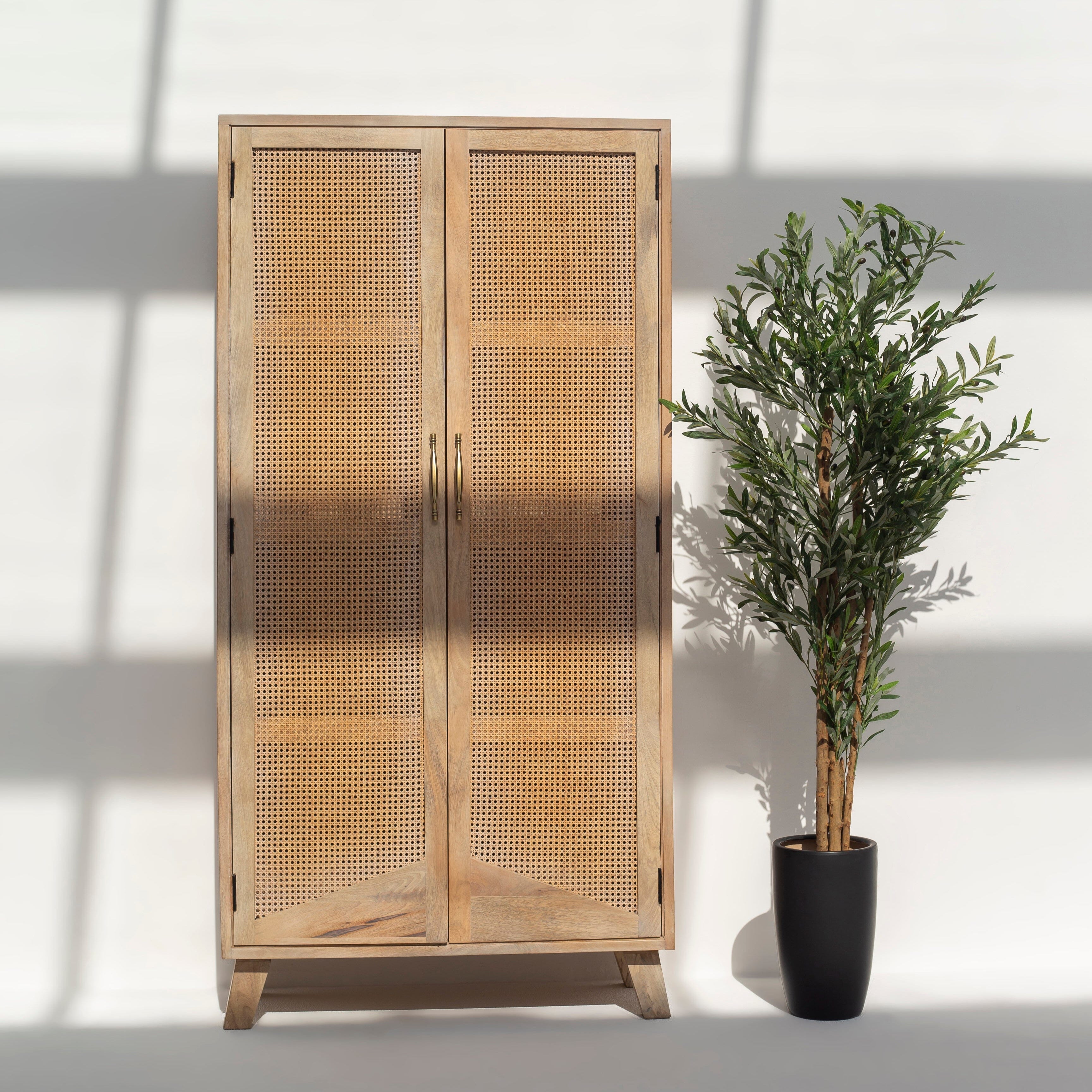 Cali Rattan Doors Closet