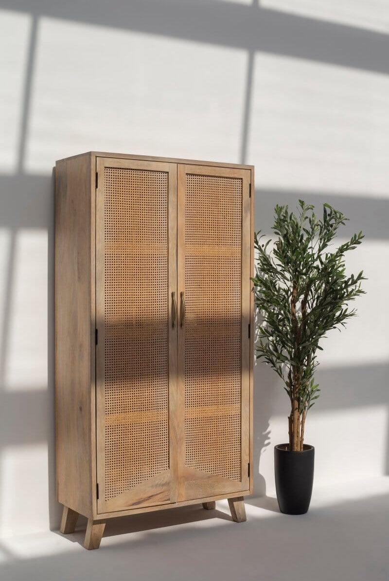 Cali Rattan Doors Closet ART