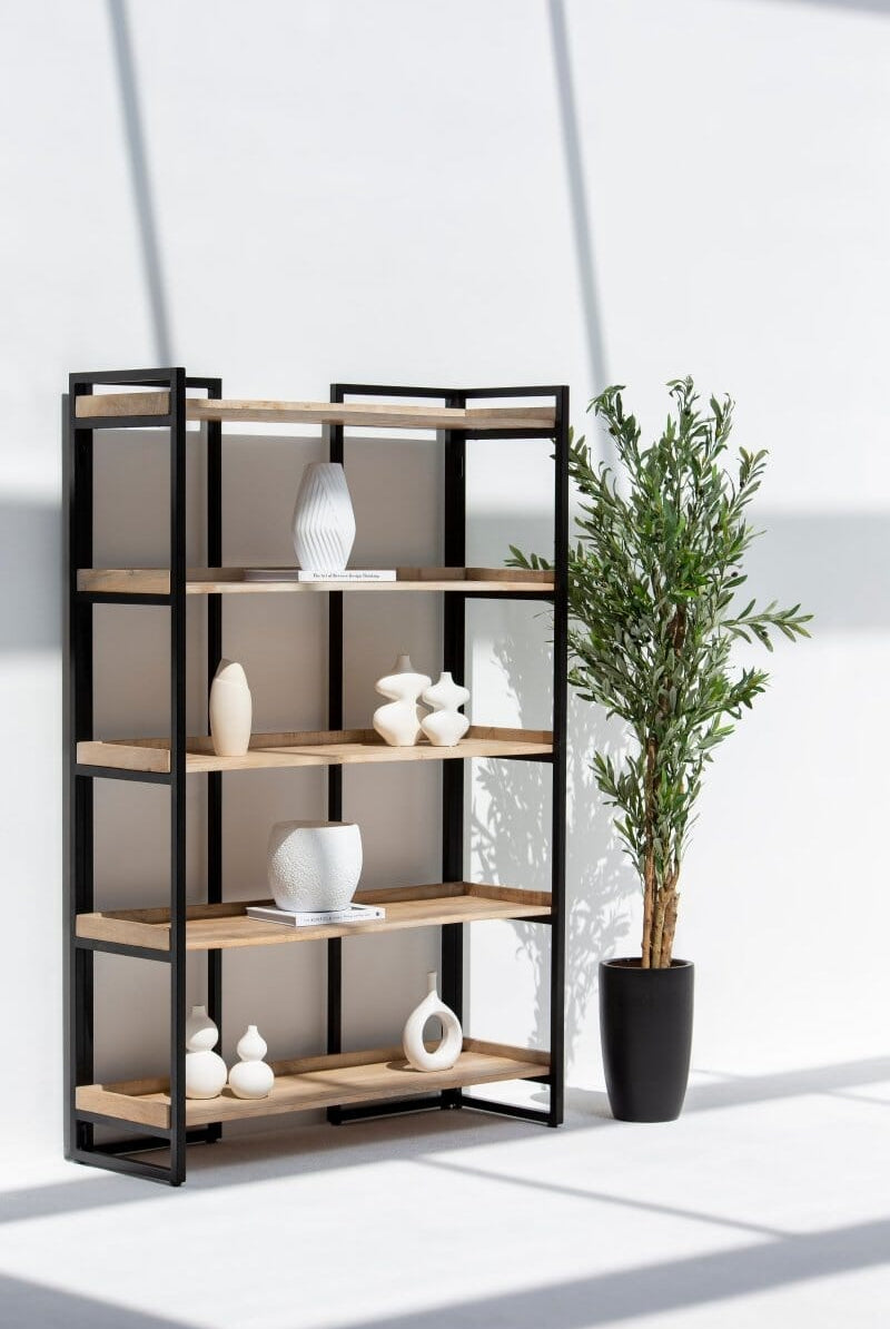 Ainsley Industrial Bookshelf