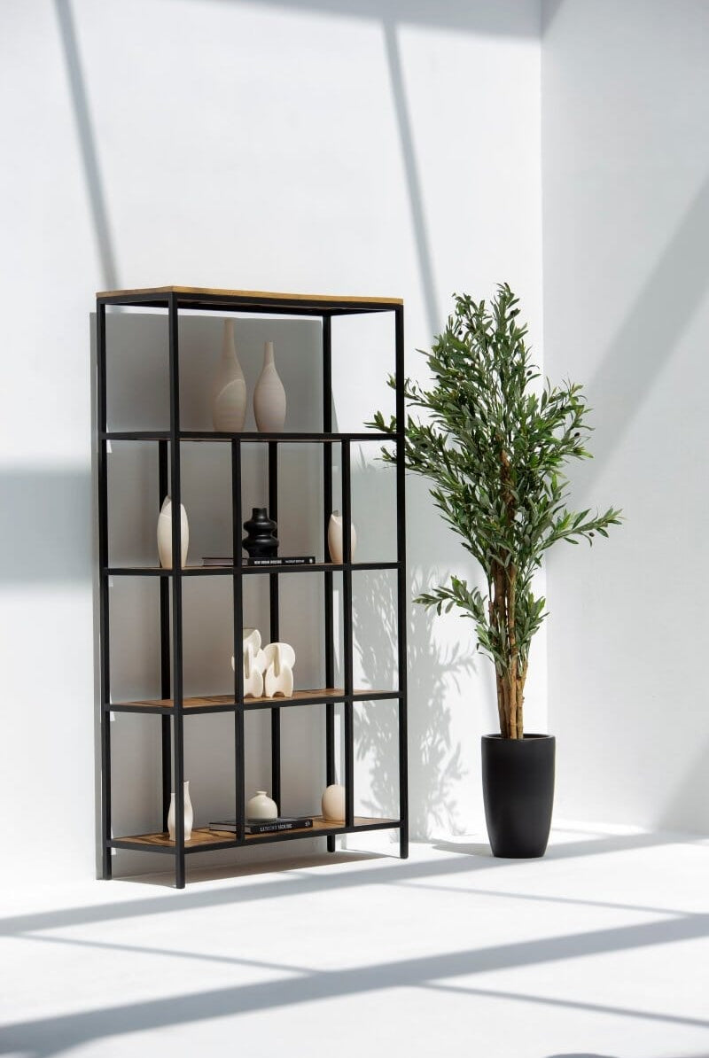 Vivian Industrial Bookshelf