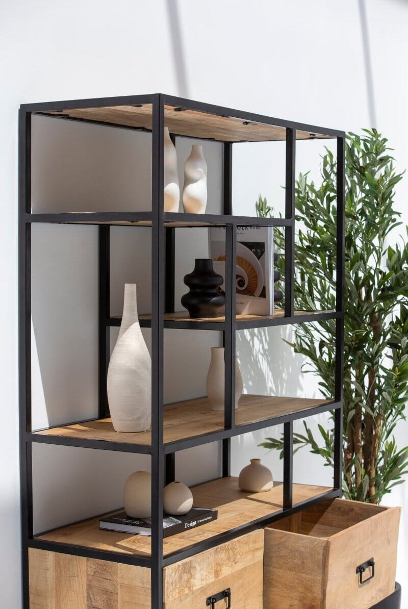 Zelda Industrial Bookshelf