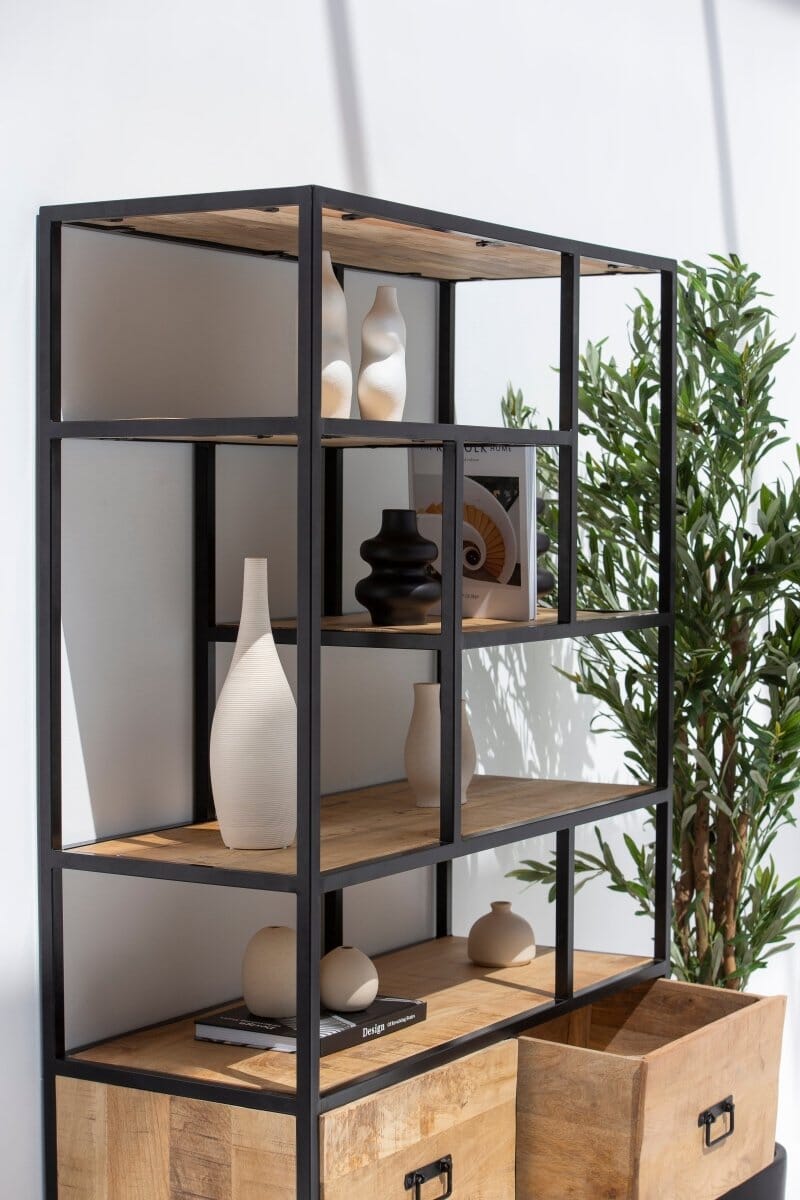 Zelda Industrial Bookshelf