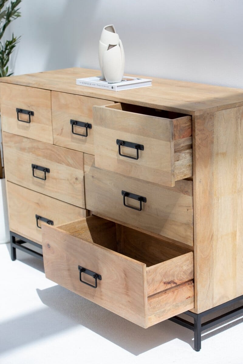 Sinai 7-Drawer Wooden Dresser