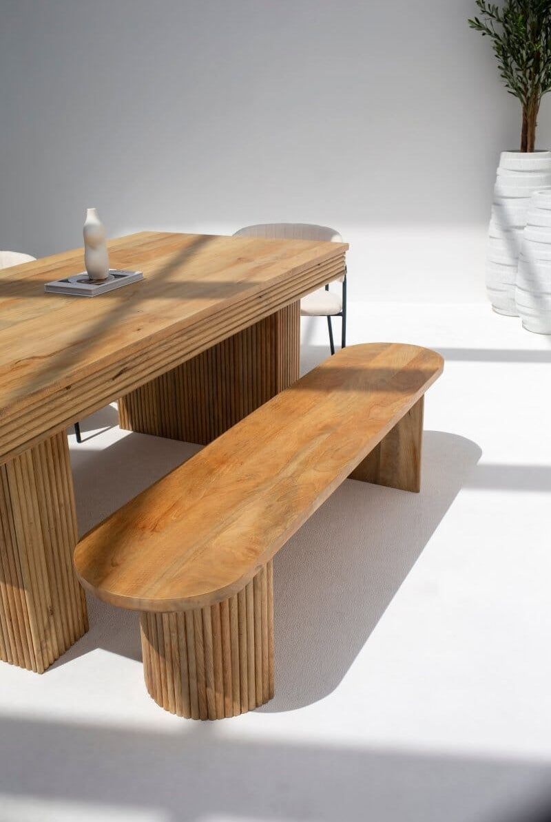 Katerina Mango Wood Bench
