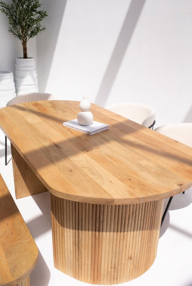 Katerina Mango Wood Dining Table