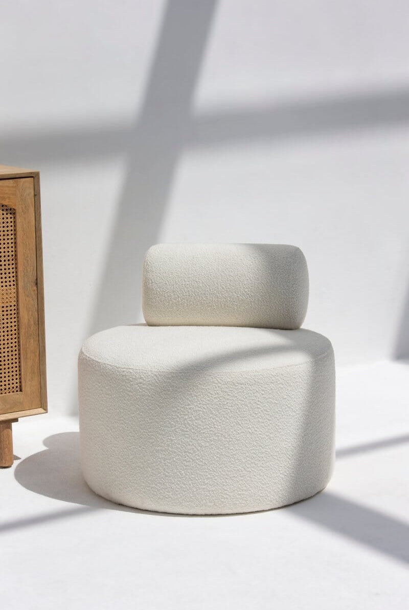 Elyana Boucle Accent Chair Homekode