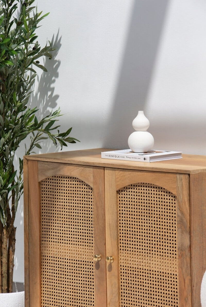 Hans 2 Doors Rattan Sideboard