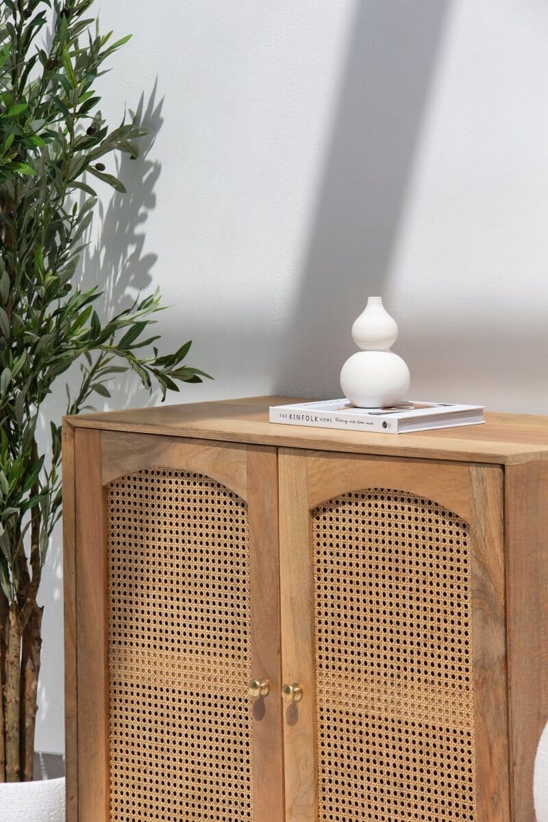 Hans 2 Doors Rattan Sideboard