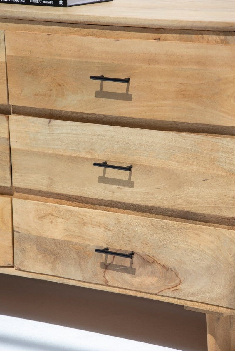 Asa 6-Drawer Wooden Dresser